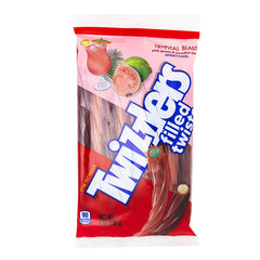 Twizzlers Tropical Blast Pink Guava Filled Licorice Candy, 7 oz