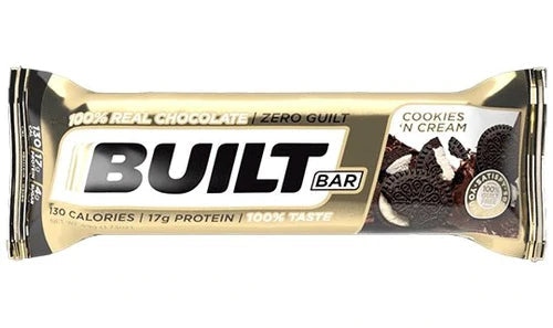 Built Bar Protein Bar Cookies N Cream, 17 Grams Protein, 1.73 oz