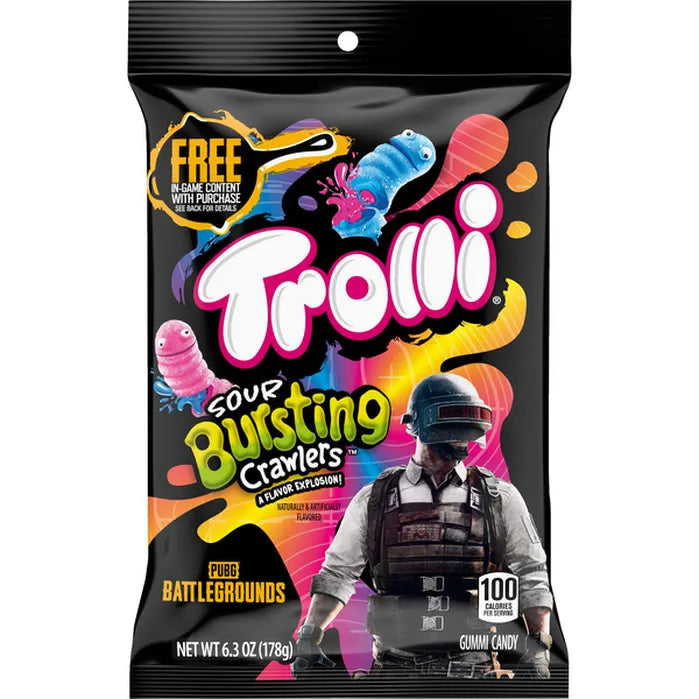 Trolli Sour Bursting Crawlers Gummi Candy, 6.3 Ounce Bag