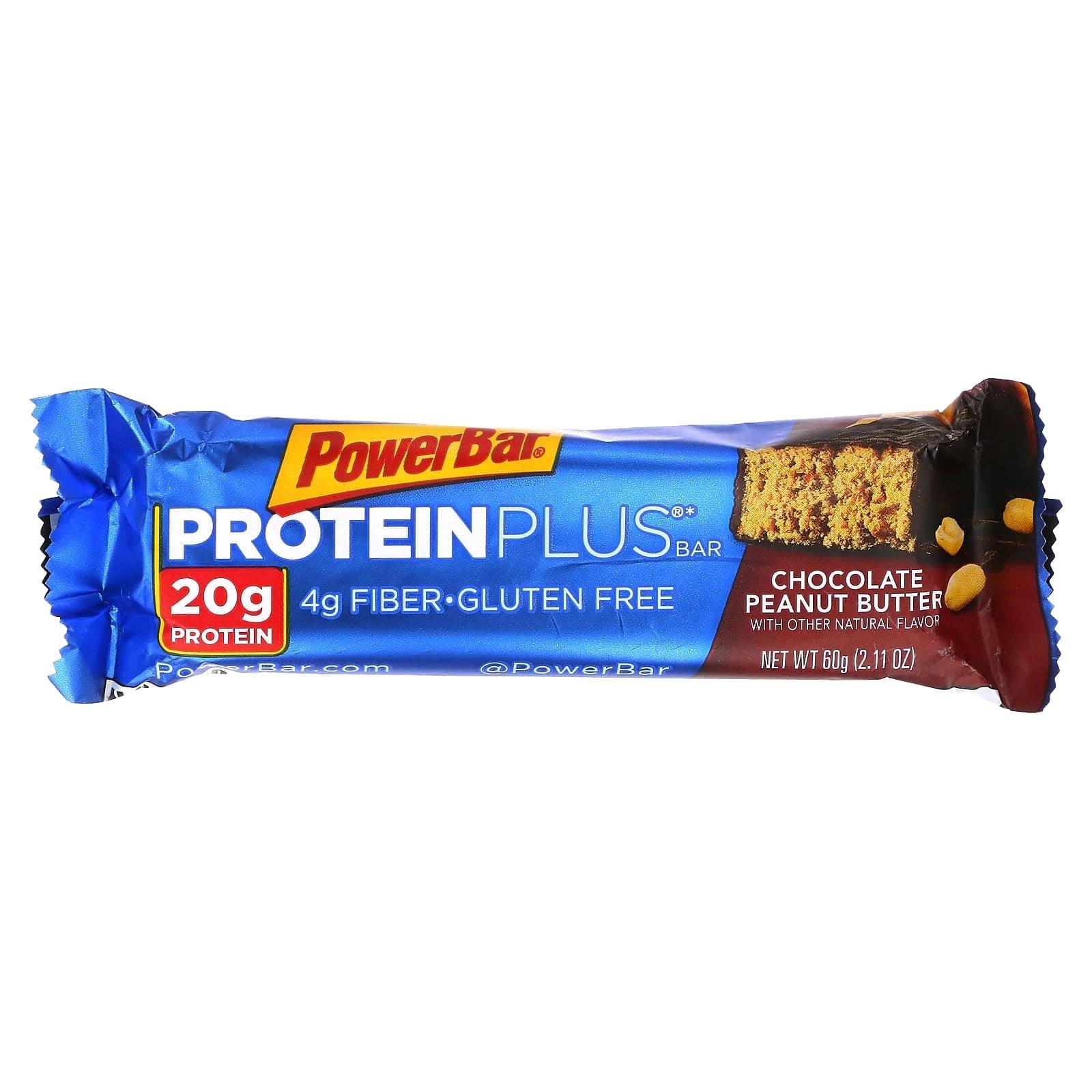 PowerBar Protein Plus Bar, Chocolate Peanut Butter, 2.11 oz - BargainBoxed.com