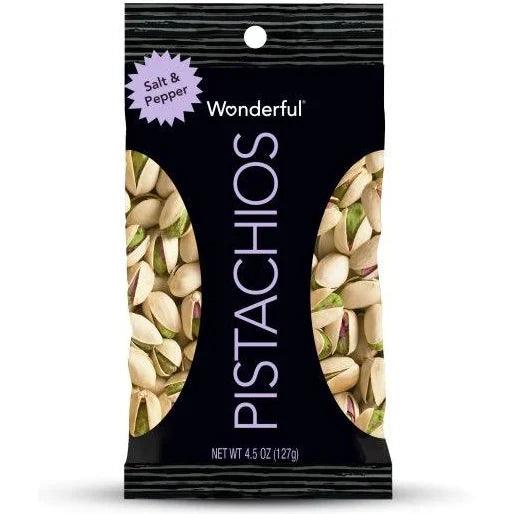 Wonderful Pistachios, In-Shell Pistachios Salt & Pepper, 4.5 oz - BargainBoxed.com