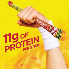 Slim Jim Monster Smoked Meat Sticks, Teriyaki Flavor, 11g Protein Per Stick, 1.94 oz.