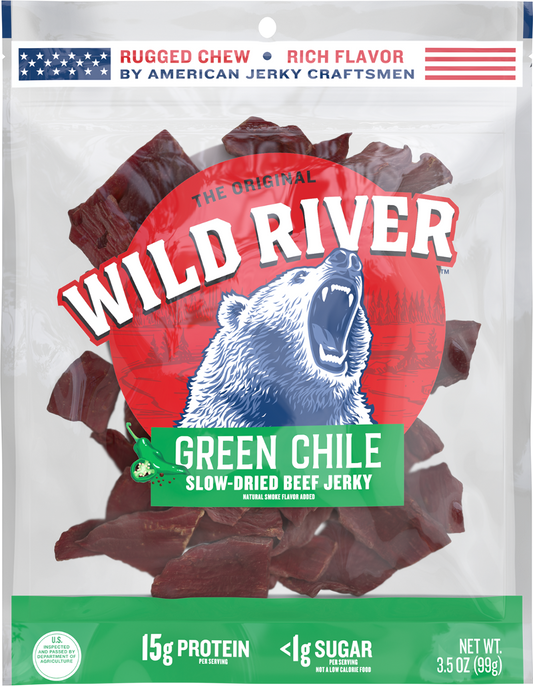 Green Chile Old Fashioned Beef Jerky, 3.5 oz