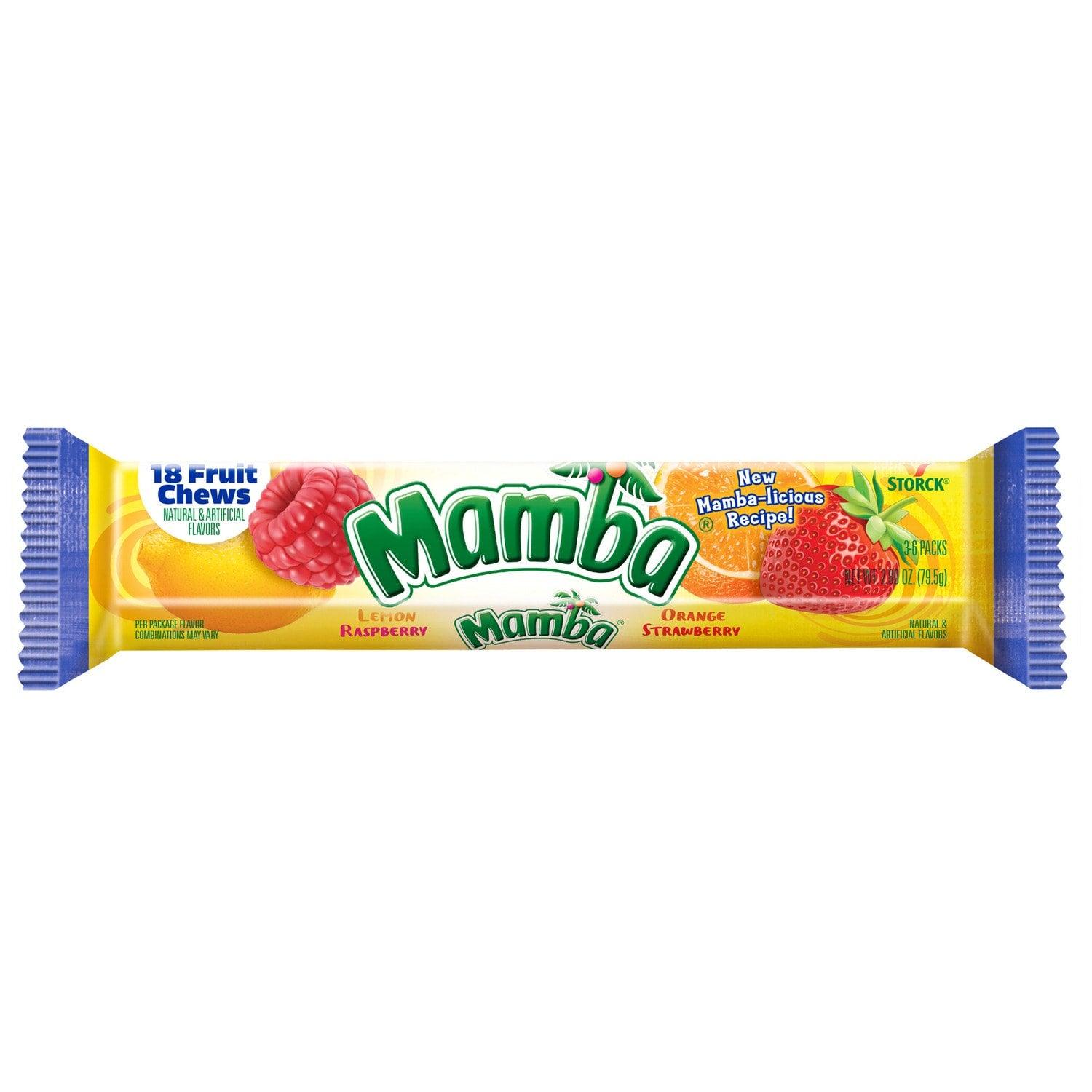 Mamba Fruit Chews 3 Brick Stick Pack, 2.8 oz. - BargainBoxed.com