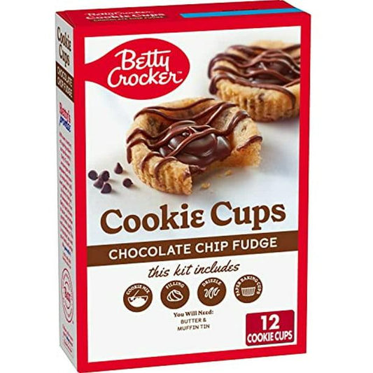 Betty Crocker Chocolate Chip Fudge Cookie Cups, 15.1 Oz - BargainBoxed.com