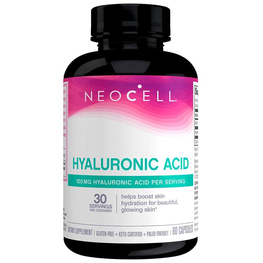 Neocell Hyaluronic Acid Capsules, 100 mg, 60 Capsules - BargainBoxed.com